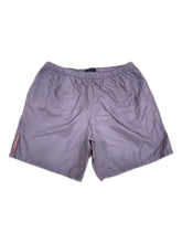 Prada Old Rose side logo swim shorts